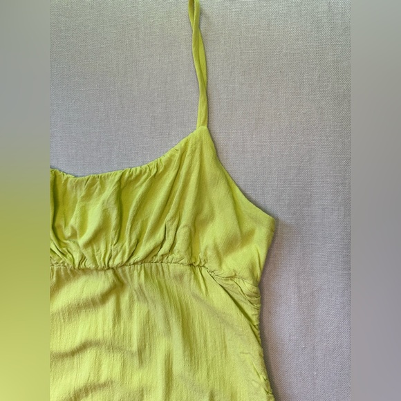 Mini dress scrunch, green, M - Picture 6 of 15